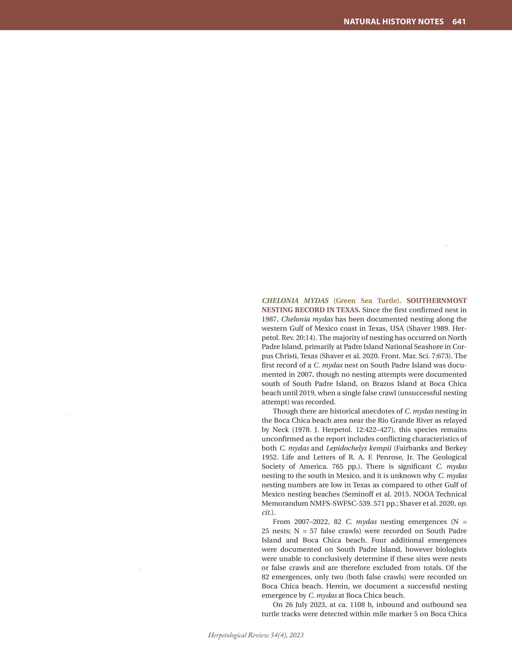 2023 Bonka et al. CM Southernmost Nesting Record in Texas_Herp Review 1 (1)-images-0